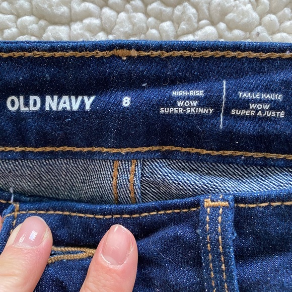 Old navy high waisted skinny jeans - Picture 3 of 3